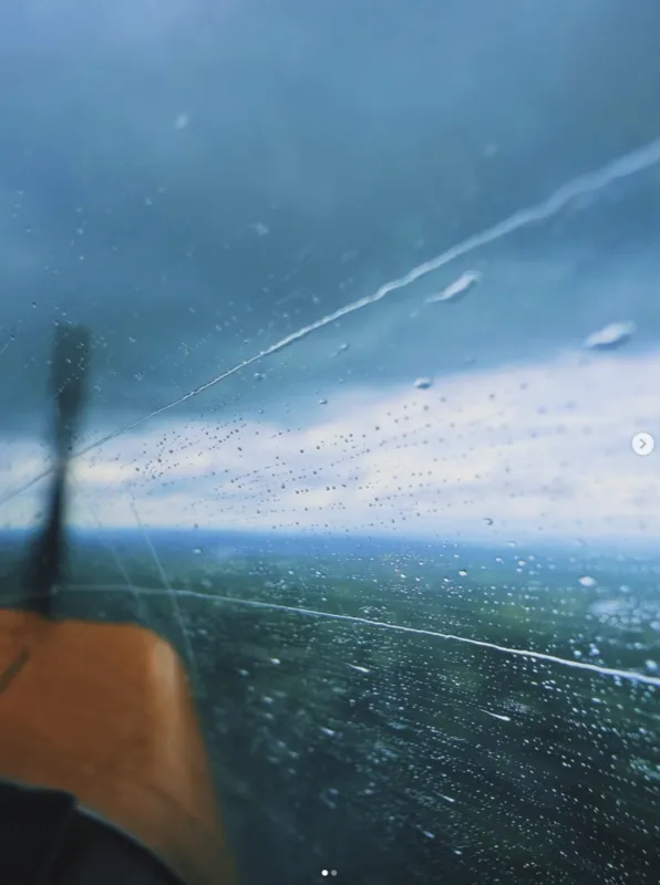 From the air